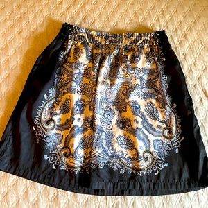 Satin Short Skirt